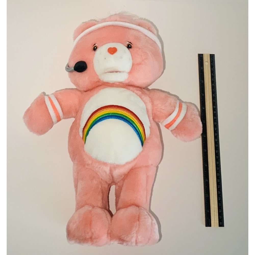 VTG Care Bears 2004 Fit N Fun Sing Dance Exercise Rainbow Cheer Plush TESTED - Picture 5 of 7